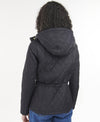 Back view of the Barbour Millfire Quilted Jacket - Navy Classic