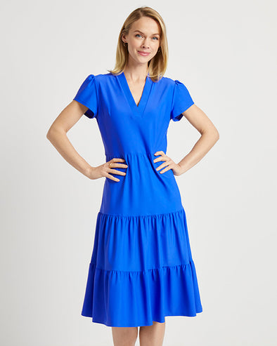 Jude Connally Libby Dress  in Cobalt Blue