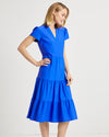 of the Jude Connally Libby Dress - Cobalt Side View