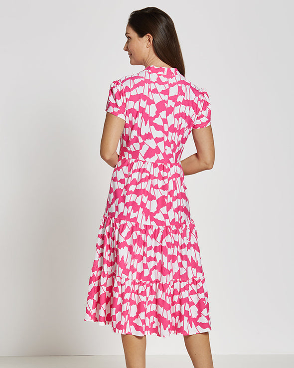 Jude Connally Libby Dress - Butterfly Wings Spring Pink