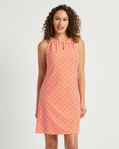 Jude Connally Lisa Dress - Mini Links Geo Apricot