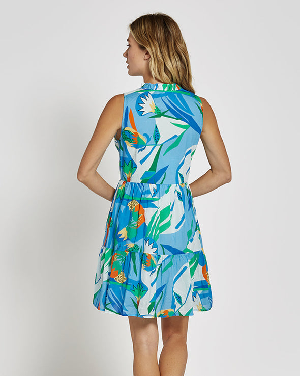 Jude Connally Mariah Dress - Nouveau Floral Peri