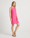Side view of Jude Connally Presley Dress in Grand Links Spring Pink