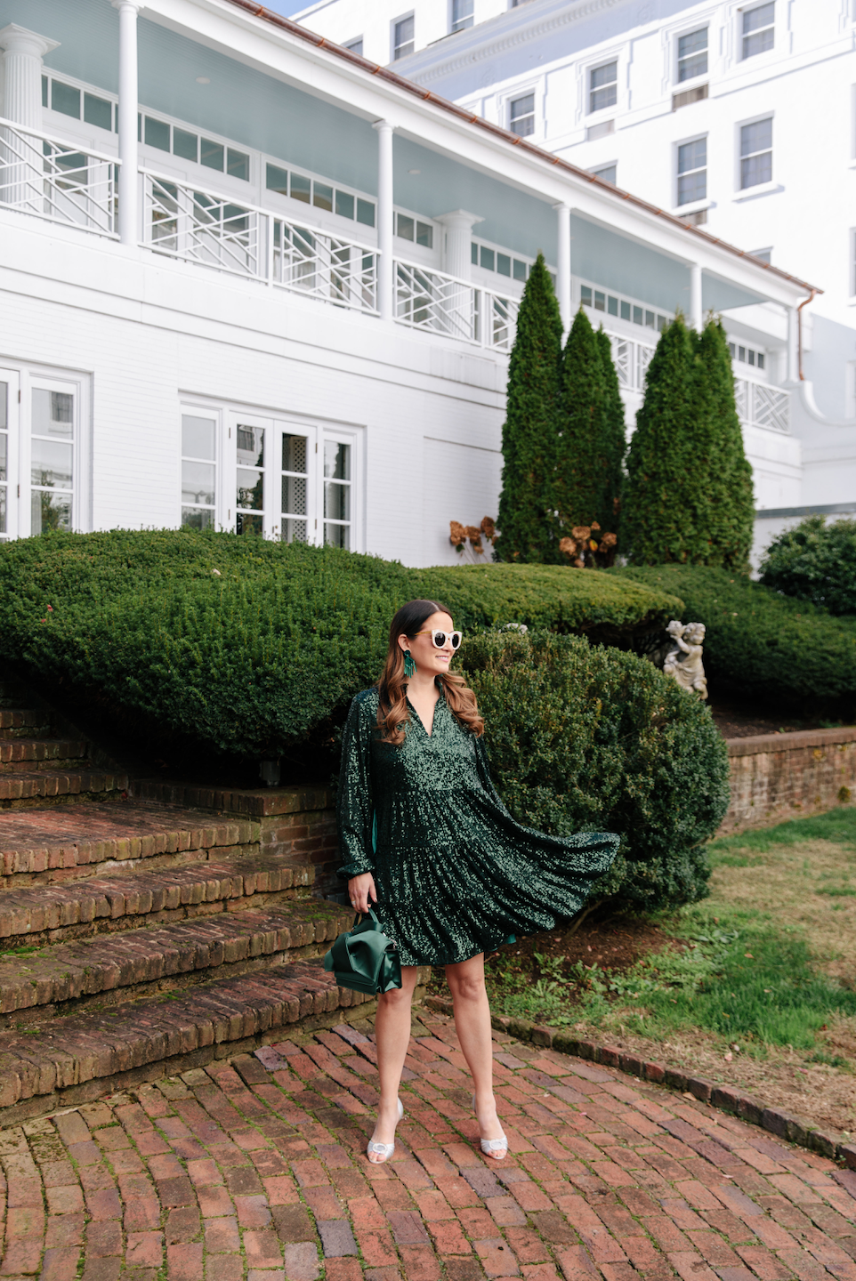 Emerald Sequin Charlotte Dress Emerald / Xs / SCH2301 Emerald Sequin Charlotte Dress Emerald / Xs / SCH2301