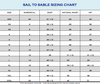 Size chart for Sail To Sable Flag Intarsia Sweater - White