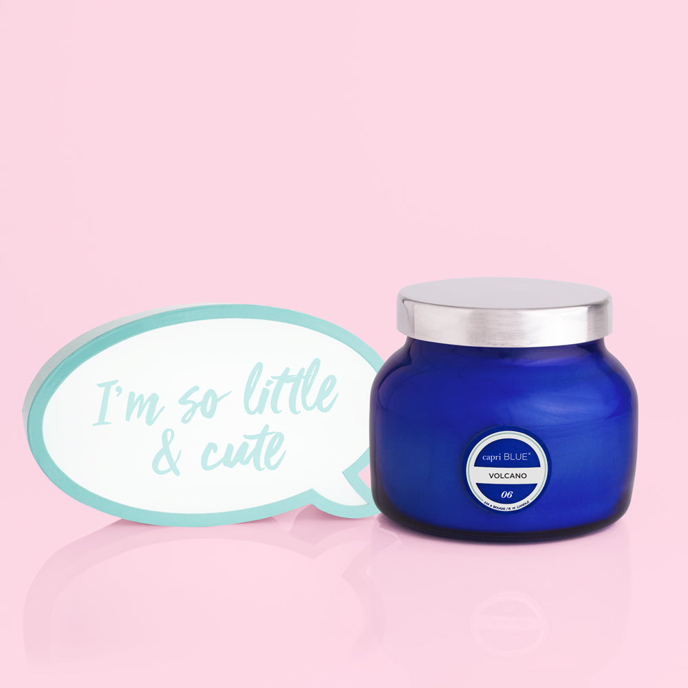 capri blue succulent candle Blue Jean Blue Petite Jar 8 oz Candle
