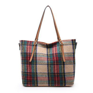 Front view of the Emmett Tote Handbag