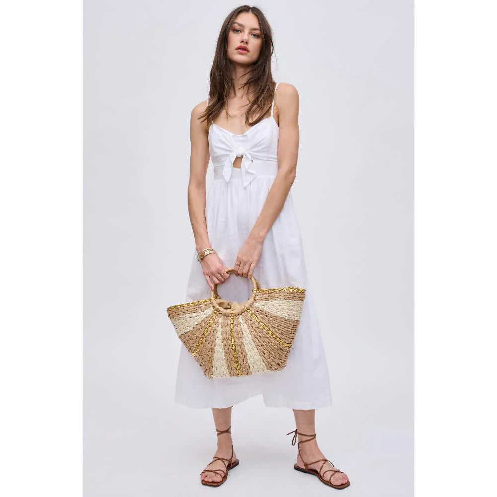 Bali Straw Purse THE LUCKY KNOT