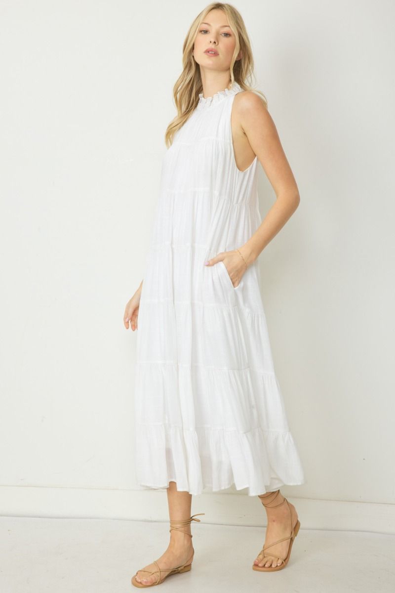 Chloe Maxi Dress White