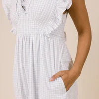 LaRoque Marlowe Dress - Blue Window Pane