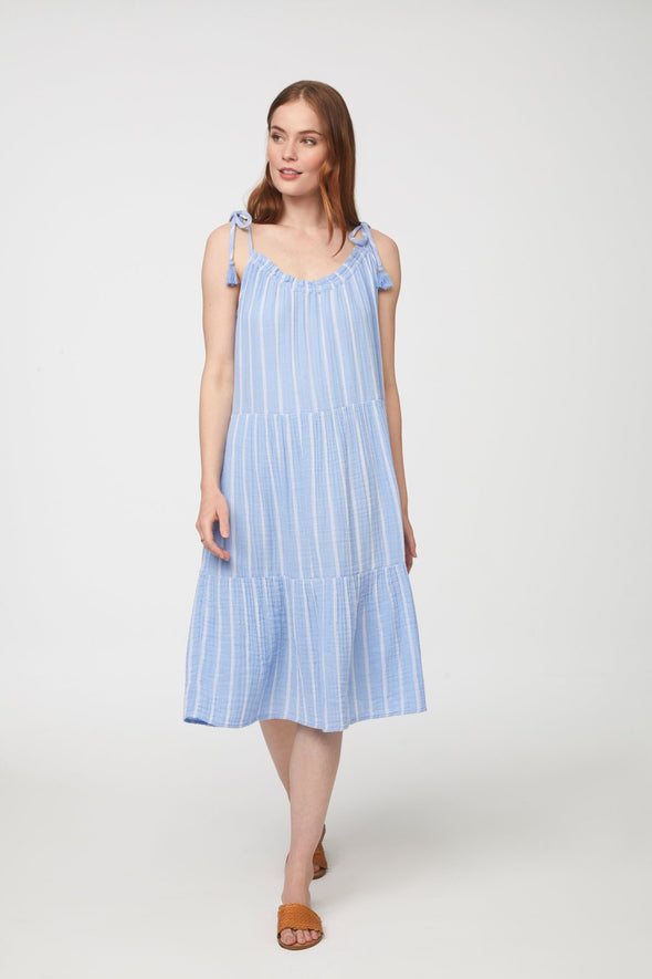 BeachLunchLounge Willa Beach Vibes Dress - Day Sky Maxi