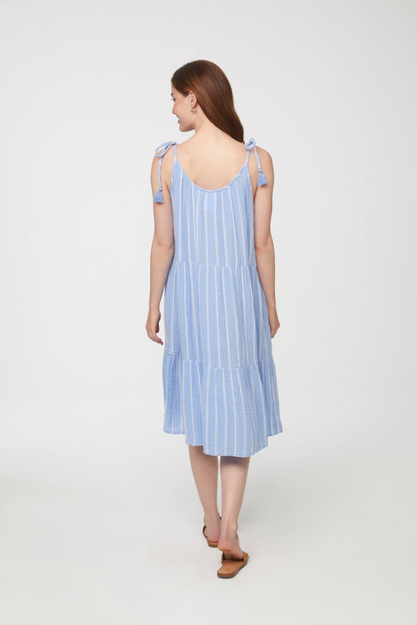 BeachLunchLounge Willa Beach Vibes Dress - Day Sky Maxi