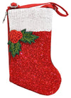 Front view of the Beaded Club Bag - Stocking