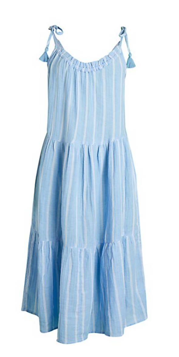 BeachLunchLounge Willa Beach Vibes Dress - Day Sky Maxi