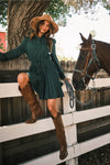Outdoor model in the Ryder Dress