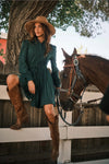 Outdoor model in the Ryder Dress