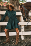 Outdoor model in the Ryder Dress\