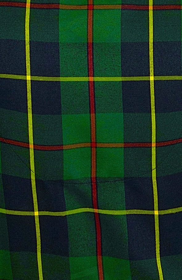 Gretchen Scott Teardrop Dress - Plaidly Cooper - Green Plaid