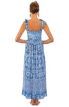 Back view of Gretchen Scott Fun In The Sun Dress - Watteau - Blues