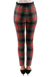 Back view of the Gretchen Scott Pull On Pant - Duke Of York - Black/Multi