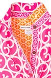 Neckline of the Gretchen Scott Twist And Shout Dress - Heavens Gate - Pink