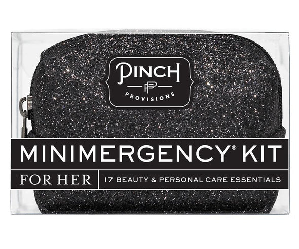Minimergency Kit - Glitter Black