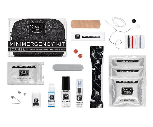 Minimergency Kit - Glitter Black