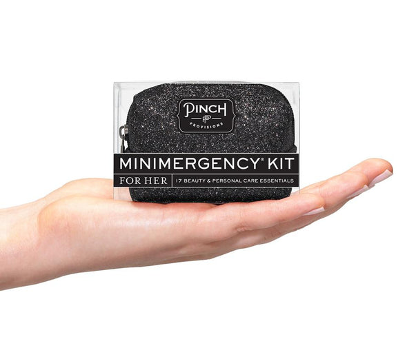 Minimergency Kit - Glitter Black