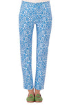 Front view of the Gretchen Scott Gripeless Pull on Pant - East India - Blues