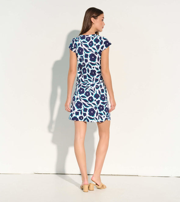 Back view of the Hatley Zara Dress - Fresh Flowers