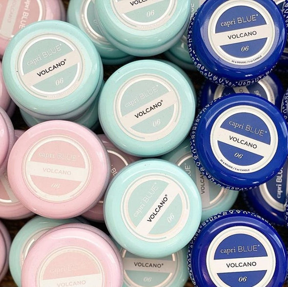 Capri Blue - Volcano Blue Mini Tin Candle - 3oz